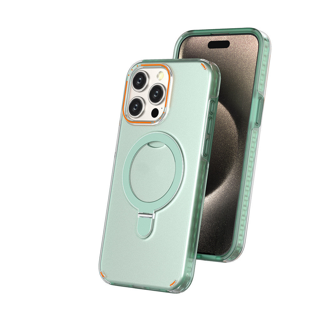 Colorful Magnetic Phone Case with Holder Stand for Magesafe Wireless Charging