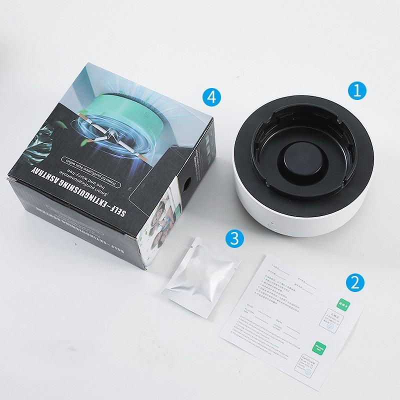 Portable Smoke-Removing Air Purifier Ashtray for Cars