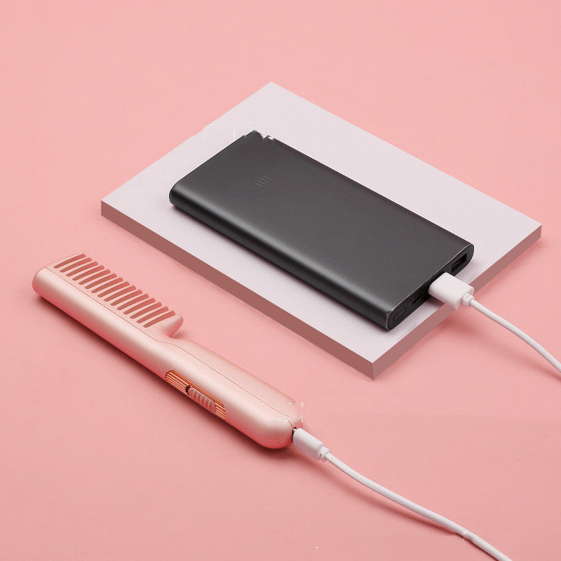 2-in-1 Wireless Hair Comb: Portable USB Charging,