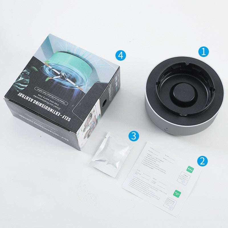 Portable Smoke-Removing Air Purifier Ashtray for Cars