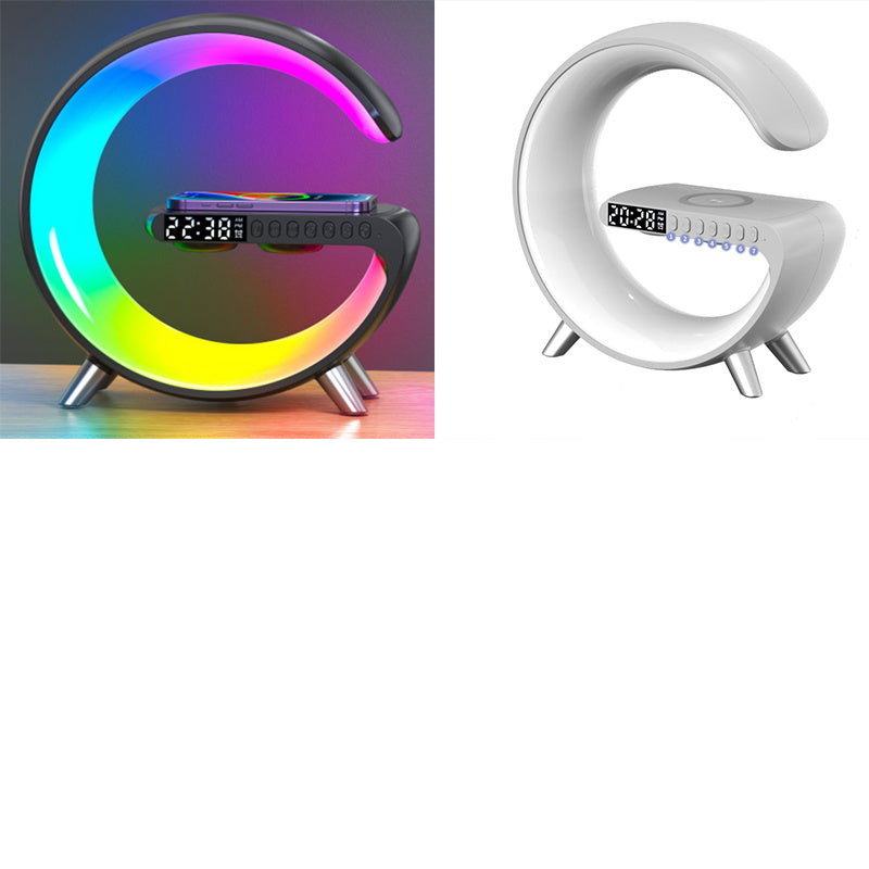 Smart LED Lamp with Bluetooth Speaker and Wireless Charger