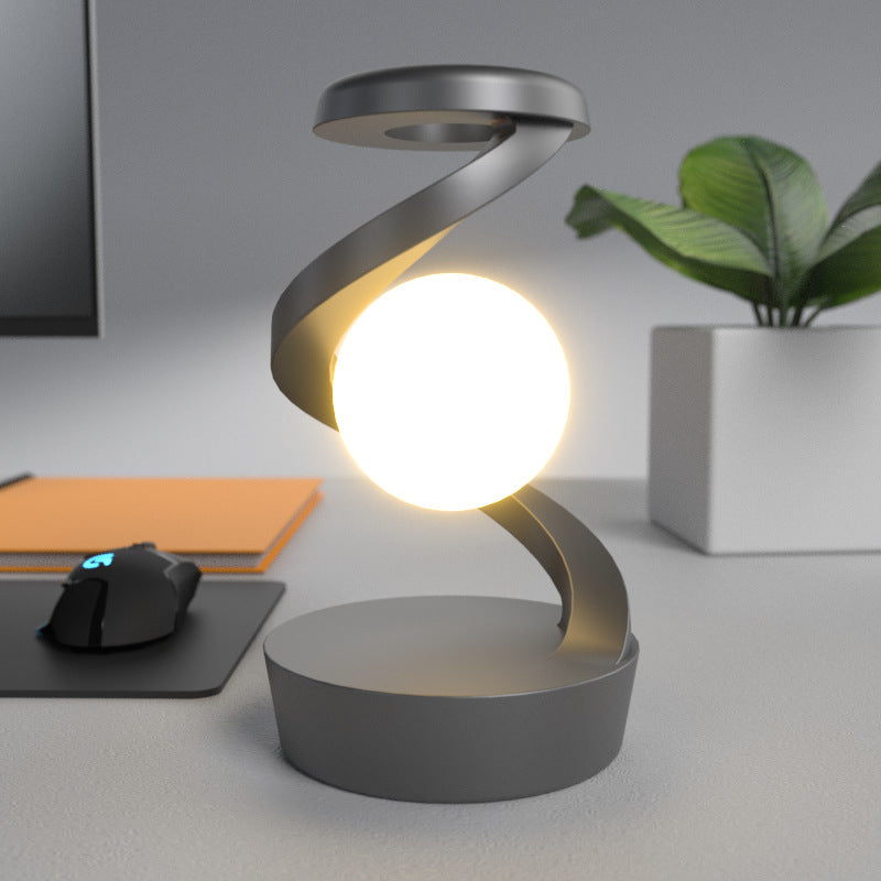 Rotating Desk Lamp With Phone Wireless Charging