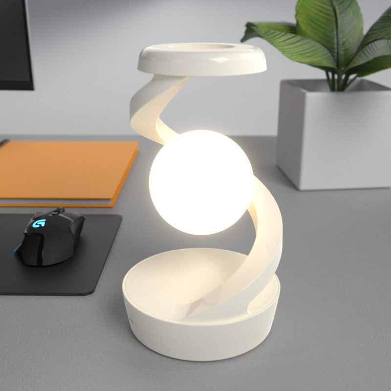 Rotating Desk Lamp With Phone Wireless Charging