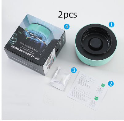 Portable Smoke-Removing Air Purifier Ashtray for Cars