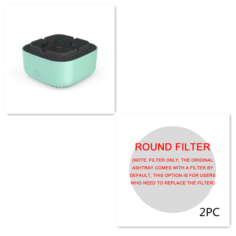 Portable Smoke-Removing Air Purifier Ashtray for Cars