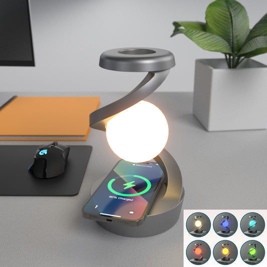 Rotating Desk Lamp With Phone Wireless Charging