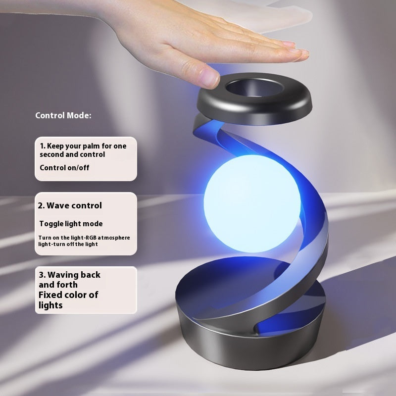 Rotating Desk Lamp With Phone Wireless Charging