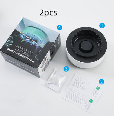 Portable Smoke-Removing Air Purifier Ashtray for Cars