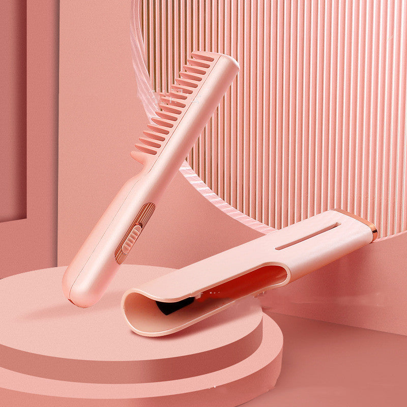 2-in-1 Wireless Hair Comb: Portable USB Charging,