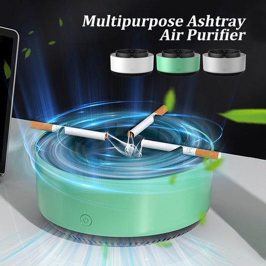 Portable Smoke-Removing Air Purifier Ashtray for Cars